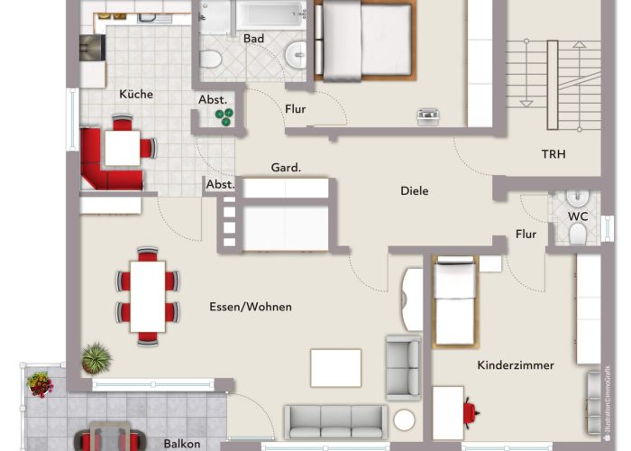 Vermietetes Zweifamilienhaus in ruhiger Wohnlage von Brake