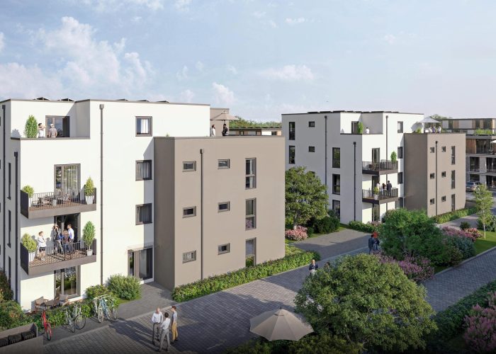 Klimafreundlicher Neubau – KfW 40 QNG – Mehrfamilienhaus in Sennestadt