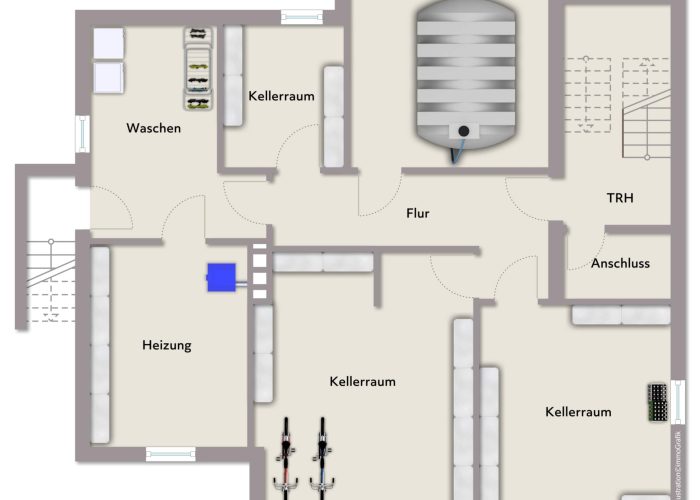 Vermietetes Zweifamilienhaus in ruhiger Wohnlage von Brake