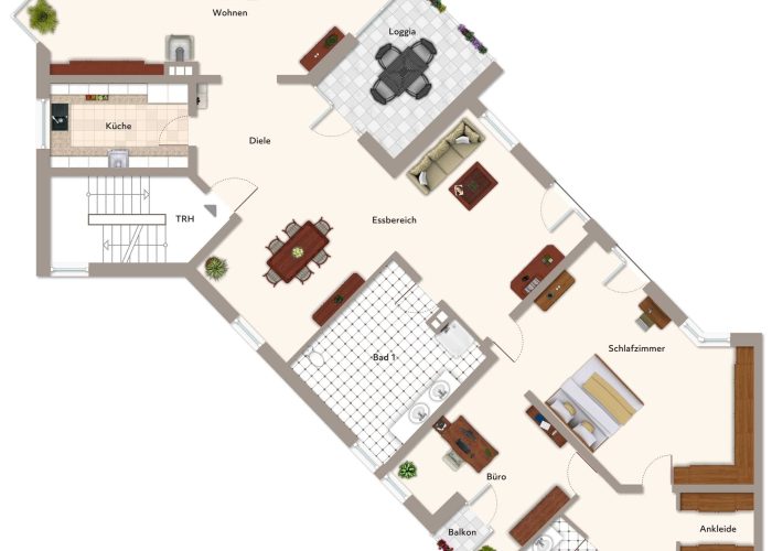 Elegante Eigentumswohnung in Innenstadtlage am Johannisberg