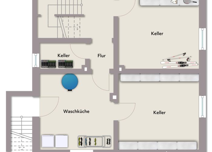 Solides Einfamilienhaus am Südhang des Teutoburger Waldes