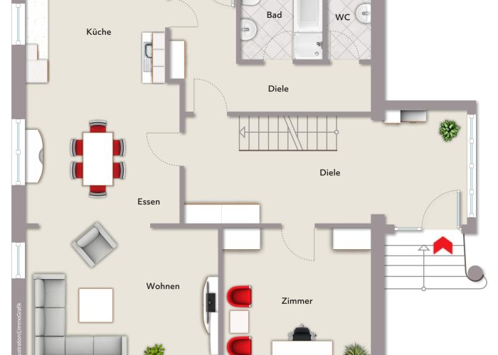 Stilvolles Einfamilienhaus in grüner Lage von Herringhausen – sofort bezugsfrei!
