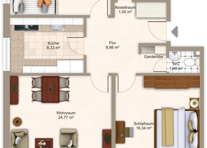 Eigentumswohnung in ruhiger Lage von Heepen