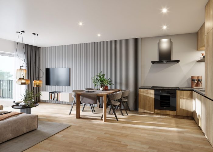 Klimafreundliche Neubauwohnung im Wohnquartier des Bielefelder Südens