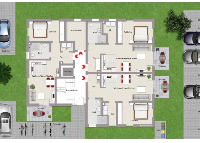 Energieeffiziente und klimafreundliche Neubauwohnung in Sennestadt
