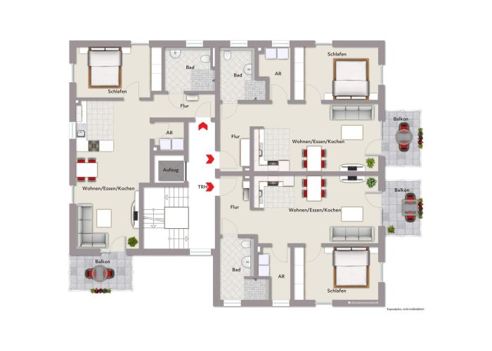 Nachhaltige, KfW-geförderte Neubauwohnung in Sennestadt