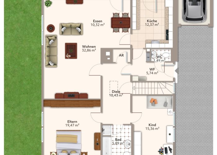 Gepflegter Bungalow in sehr ruhiger Waldlage von Brake