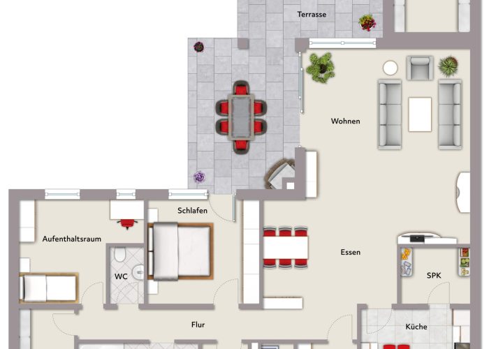 Toller Reihenbungalow mit gemütlichem Garten in Sennestadt