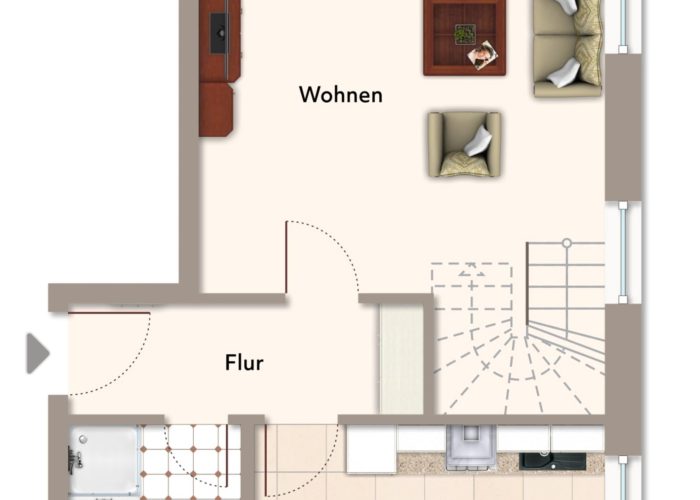 Maisonette-Eigentumswohnung am Ortsrand von Steinhagen